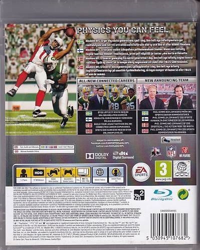 Madden NFL 13 - PS3 - (B Grade) (Genbrug)